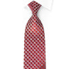 Burgundy Mosaic Silk Tie with Sapphire Crystal Confetti