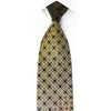 Luxury Black & Gold Crystal Damask Silk Necktie