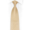 Paisley On Gold Rhinestone Silk Necktie