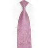 Geometric On Pink Mauve Rhinestone Silk Tie With Sparkles
