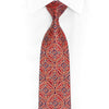 Gold Blue Marrakesh On Red Rhinestone Silk Necktie