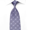 Premierlux Men’s Rhinestone Silk Necktie Mauve Medallions On
