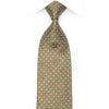 Paco Rabanne Men's Silk Necktie Pink Squares On Green Sparkling With Rhinestones