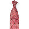 Silk Tie Marrakesh On Burgundy Sparkling With Rhinestones