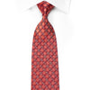 Daks Men’s Crystal Silk Necktie Checkered On Pink With 
