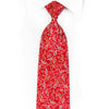 Daks Mens Silk Rhinestone Necktie Silver Floral Scrolls On 