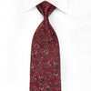 Good Day Men’s Crystal Silk Necktie Brown Anthemion On 