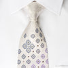 Grand Jour Rhinestone Silk Necktie Mauve Pink Cartouche On 