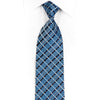 Guy Laroche Men’s Rhinestone Tie Blue Silver Striped On Navy