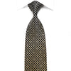 Indian Homme Men’s Crystal Silk Necktie Gold Silver Black 