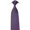 Indian Homme Men’s Rhinestone Necktie Pink Striped Checker 