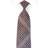 Indian Homme Rhinestone Tie Purple Geometric On Navy - 1