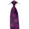 Lancetti Men’s Rhinestone Necktie Geometric Starbursts On 