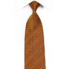 Louis Quatorze Men’s Crystal Silk Tie Orange Squares On 