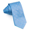 Manhatten Rhinestone Tie For Men 100% Silk Blue Red Checked 