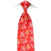 Mila Schon Men’s Crystal Rhinestone Silk Neckties Gold Birds