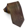 Mila Schon Men’s Rhinestone Tie Golden Chevron Design On 