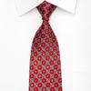 Mila Schon Mens Silk Rhinestone Tie Silver Trellis On 