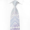 Nicole St Giles Men’s Crystal Silk Necktie Purple Blue 