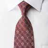 Nicole St Giles Men’s Rhinestone Silk Necktie Golden Trellis