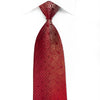 Nina Ricci Men’s Crystal Silk Necktie Paisley On Burgundy 
