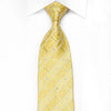 Nina Ricci Men’s Crystal Silk Necktie White Stripes & 