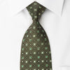 Nina Ricci Rhinestone Necktie Floral & Geometric Circles On 