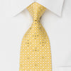 Nina Ricci Rhinestone Necktie Peach Orange Yellow Geometric 