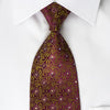 Nina Ricci Rhinestone Tie Green Cartouche On Burgundy With 