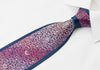 Nina Ricci Silk Crystal Rhinestone Tie Anthemion On Purple 