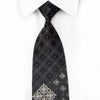 Paco Rabanne Men’s Crystal Tie Silver Cartouche On Black 