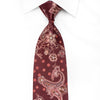 Perry Ellis Men’s Crystal Silk Tie Paisley Anthemion On 