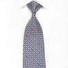 Pierre Cardin Men’s Crystal Silk Necktie Purple Silver 