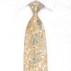 Pierre Cardin Men’s Silk Crystal Necktie Acanthus On Golden 