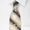 Pierre Cardin Rhinestone Silk Tie Colorful Floral On 