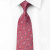 Renoma Men’s Crystal Necktie Paisley On Pink Sparkling With 