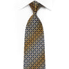 Renoma Men’s Crystal Silk Necktie Fleur-de-lis Cartouche On 