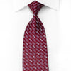 Renoma Men’s Crystal Tie Stirrups On Burgundy With Silver 