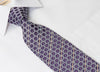 Rhinestone Silk Necktie By Premierlux Silver Lattice On 