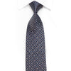 Roberta di Camerino Mens Rhinestone Tie Silver Navy Burgundy