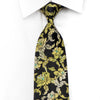 Roberta di Camerino Men’s Silk Rhinestone Tie Green Acanthus