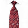 Rogers Dail Men’s Crystal Bling Necktie Burgundy Blue 