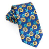 Rogers Dail Mens Festival Rhinestone Silk Neck Tie Gold & 