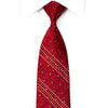 Rogers Dail Rhinestone Tie Burgundy Geometric On Navy With 