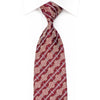 Tremolo Men’s Crystal Silk Tie Gold Cartouche Striped On 