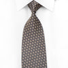 Ungaro Men’s Crystal Tie Golden Trellis On Navy With Gold 