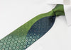 Ungaro Men’s Woven Silk Rhinestone Tie Green Foulard Floral 